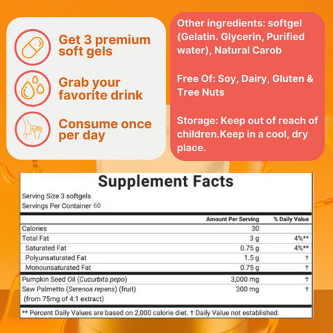 Infueled Pumpkin Seed Oil Capsules