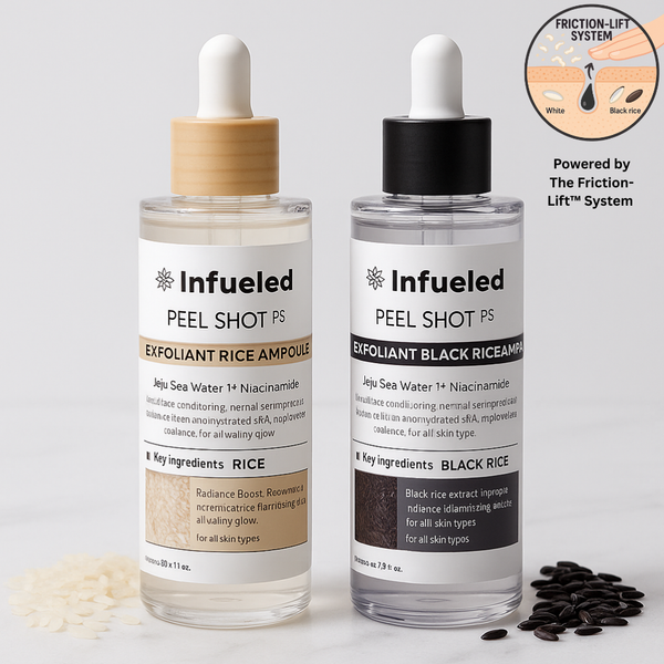 Glass Skin Shot - Rice Peel Duo